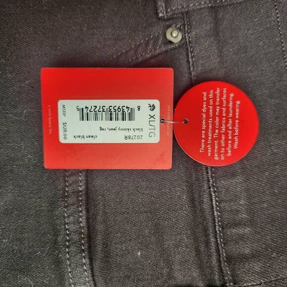 Spanx Skinny Jeans Womens XL Black Pull On New - Picture 4 of 4